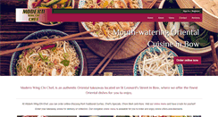 Desktop Screenshot of modernwingchichef.com